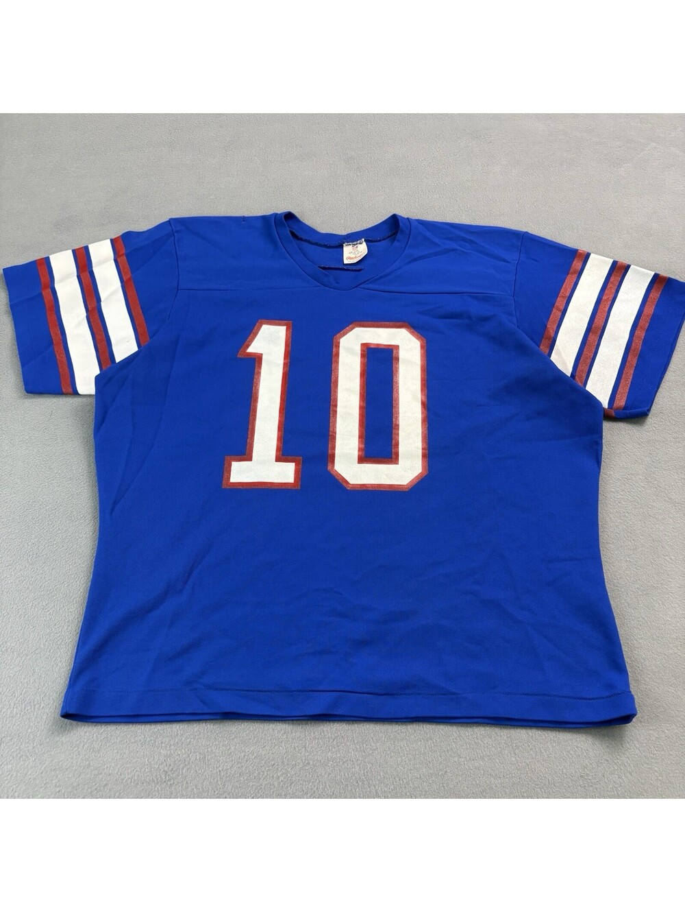 Vintage 80s Buffalo Bills Matt Kofler NFL Rawlings Football Jersey Size XL Blue